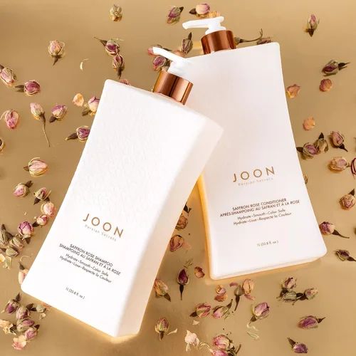 Vista 6 de Joon Acondicionador de rosa azafrán + aceite de granada y pistacho, 33.8 onzas líquidas