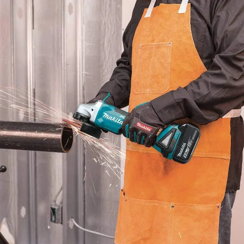 Vista 8 de Makita XAG11T 18V LXT® Amoladora Angular/Cortadora Inalámbrica de 4-1/2” / 5" sin Escobillas de Iones de Litio, con Interruptor de Pala y Freno