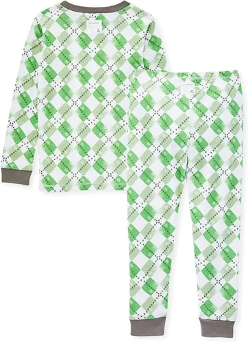 Vista 2 de Burts Bees - Conjunto de pijama para bebé camiseta y pantalón de 2 piezas 100 algodón orgánico