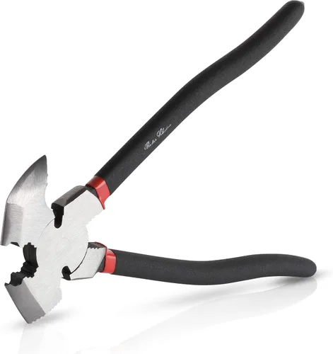 Vista 6 de Bates - Herramienta de valla multialicate, extractor de clavos y grapas, alicates de corte Multi Function Tool for Fence Repair Nail Removal