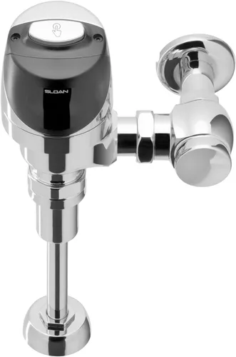 Vista 4 de Sloan G2 Optima Plus 8186 - Flushometro de orina con sensor expuesto, válvula de descarga de 0.5 GPF, sensor infrarrojo con botón de anulación