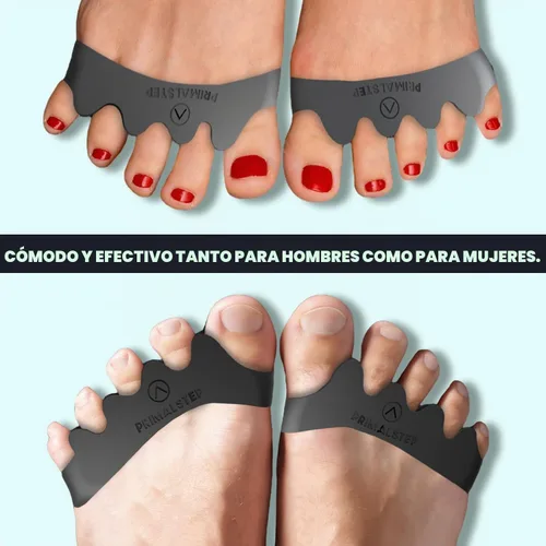 Vista 7 de VYCE PrimalStep Separadores de dedos, separadores, espaciadores, 2 pares, S/M, grande
