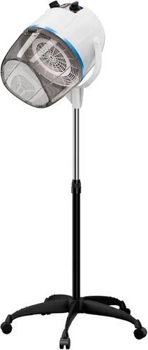 Vista 7 de ZENY Secador de Cabello de Pie de 1300W Ajustable de Piso con Capó con Capucha con Ruedas Rodantes Equipo Profesional de Salón para Belleza y Secado