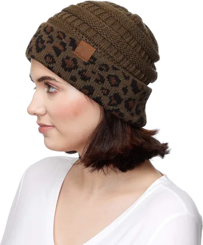 Vista 329 de C.C Trendy Warm Chunky Soft Stretch Cable Knit Beanie