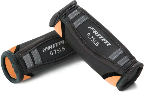 Vista 8 de RitFit Soft Hand Weights Set with Reflective Straps Walking Dumbbell Anti-Slip Reflective Strap, Jogging & Running, Physical Therapy, Aerobics