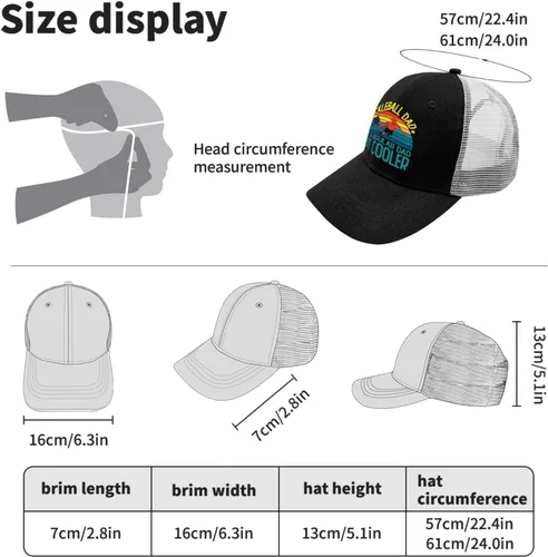 Vista 4 de devor Cap Pickleball Dad Like A Regular Dad But Cooler Dad Hats, Funny Dad Hat for Women