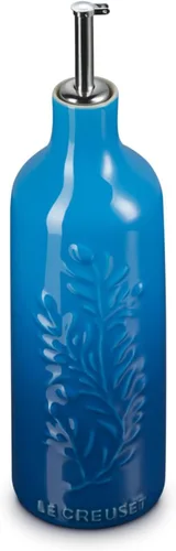 Vista 7 de Le Creuset - Botella de cerámica Colección Olive Branch para aceite, 20 onzas, Sal marina Sea Salt