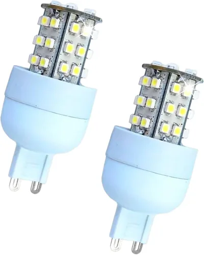 Vista 9 de HQRP Regulable G9 36 LED SMD3528 120V AC Bombilla LED Blanco Cálido para Lámparas de Pared, Candelabros, Lámparas de Techo, Luces de Pasillo