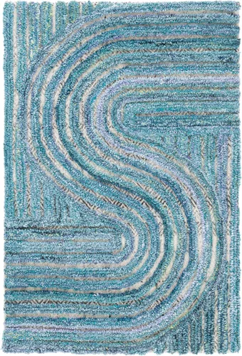 Vista 17 de SAFAVIEH South Hampton Collection - Alfombra decorativa, 2 x 3 pies, color beige, lana abstracta hecha a mano, ideal para zonas de alto tráfico