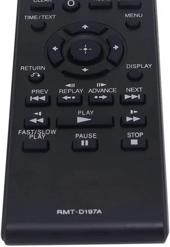 Vista 5 de Reemplazo de control remoto RMT-D197A para reproductor de DVD Sony