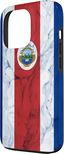 Vista 23 de Bandera de Costa Rica y fondo elegante - Funda del orgullo costarricense para iPhone 17
