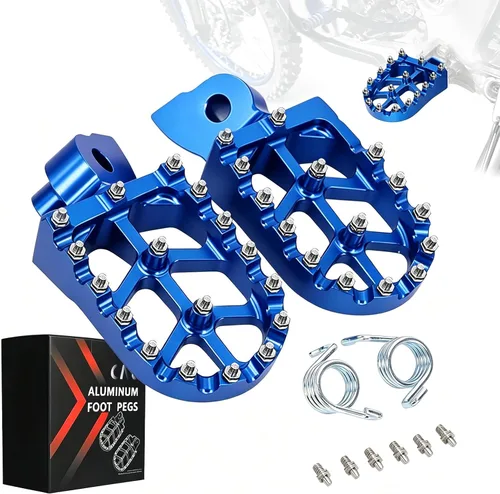 Vista 8 de JFG RACING Estriberas CNC para motocicleta de cross, estriberas de pedal de descanso CNC para YZ65 18-23/YZ85 02-23/YZ125 97-23/YZ250 98-23/YZ250F