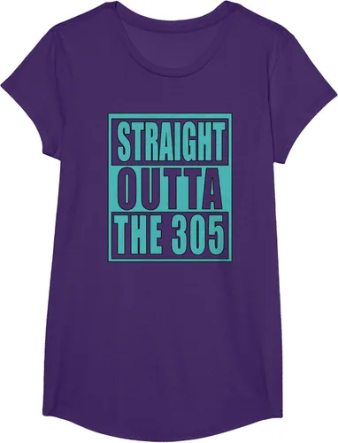 Vista 9 de Miami Straight Outta The 305 Funny South Florida Fan - Camiseta