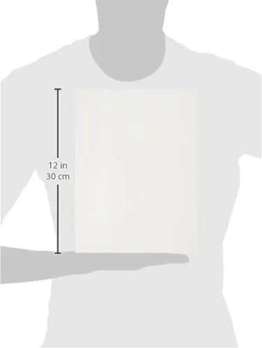 Vista 2 de School Smart - Papel de dibujo 85604, 50 libras, 9 x 12 pulgadas, blanco suave, paquete de 500
