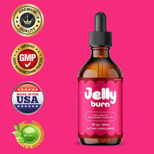 Vista 3 de JellyBurn Drops, fórmula natural de máxima resistencia, suplemento líquido oficial de JellyBurn