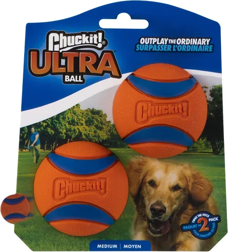 Vista 5 de Jolly Pets Tree Tugger, Green & ChuckIt! Ultra Ball, mediano (paquete de 2)