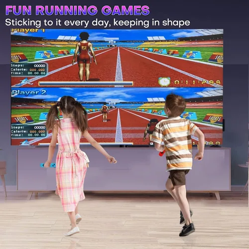 Vista 8 de Consola de juegos de TV con más de 200 juegos, consola de videojuegos portátil para niños, sistema de juego con juego de pistola AR para niños, 2