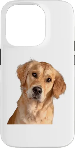 Vista 17 de American Golden Retriever Dog Sweet and Quizzical Case for iPhone 17