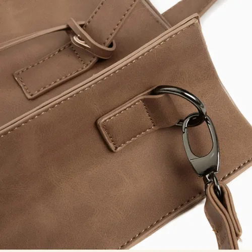 Vista 2 de Tidog Bolsa de moda coreana Joker Pitot con cremallera casual