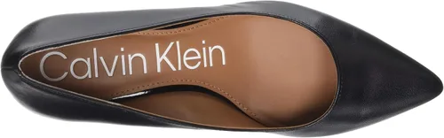 Vista 3 de Calvin Klein Zapatos de tacón Gabrianna para mujer, Cuero negro