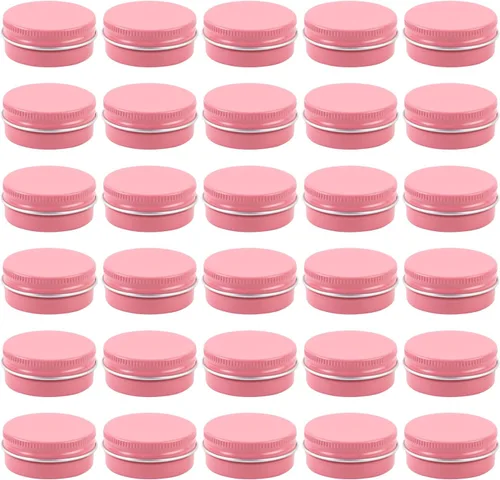 Vista 10 de 30 unidades de latas de aluminio de 0.5 oz envases vacíos de bálsamo Dorado