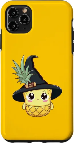 Vista 20 de Funda para iPhone 16 con diseño de piña para Halloween 2024