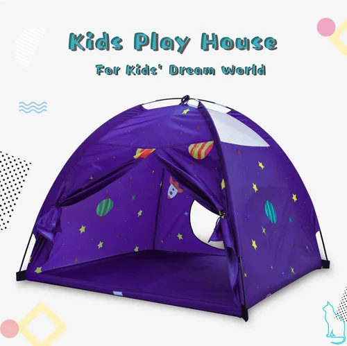 Vista 8 de Tienda de campaña para niños al aire libre, casa de juegos de interior para niños, tiendas de campaña para niños pequeños, juego de regalo