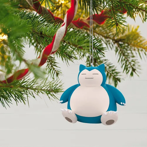 Vista 6 de Hallmark Keepsake Adorno navideño de Pokemon 2023, Snorlax