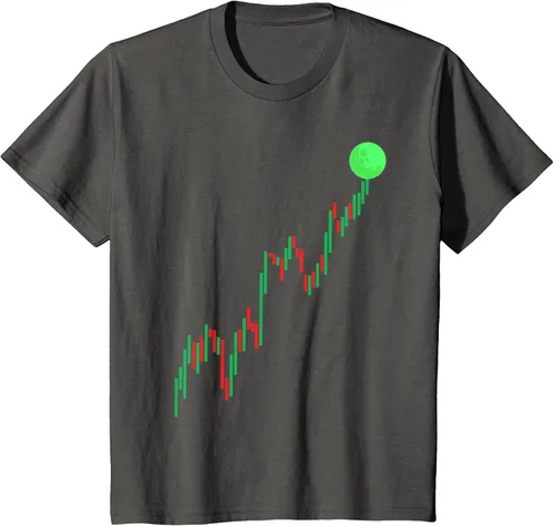 Vista 31 de Cute Stock Trading Design for Men Women Stock Market Trader T-Shirt Asphalt Grey