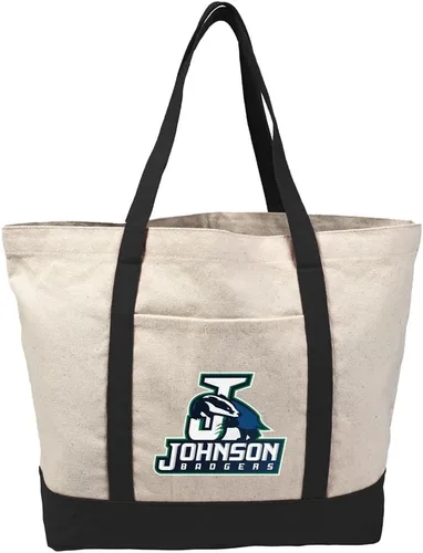 Vista 26 de Campus Lab Bolsa de lona con logotipo primario colegiado con bolsillo externo, bolsa de hombro reutilizable para ir de compras, playa Águilas A&m