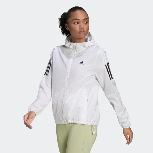 Vista 2 de adidas Cortavientos con capucha para mujer