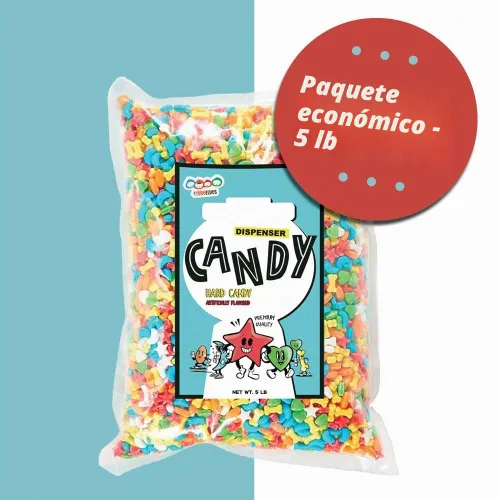 Vista 7 de Wee Winkers - 5 libras de caramelos a granel para máquina de dulces, el relleno perfecto para tu máquina de chicles, formas variadas con sabor a