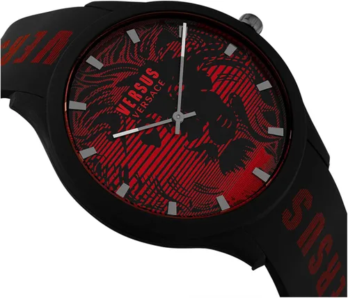 Vista 2 de Versus Versace Domus Collection Reloj para hombre con correa de silicona ajustable deportiva
