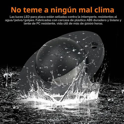 Vista 7 de Juego de luces de matrícula Bestview, lámpara LED para etiqueta trasera del parachoques con enchufe, cableado, carcasa de montaje para 1994 1995