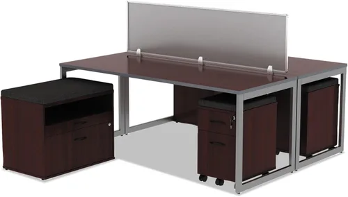 Vista 5 de Alera Pedestal móvil B/F serie ALE Valencia, 15 7/8w x 19 1/8d x 22 7/8h, caoba