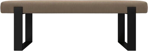 Vista 58 de VANT Banco de cama tapizado, beige Boucle, níquel cepillado Boucle Beige - Níquel cepillado