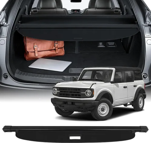 Vista 36 de SCITOO Cubierta de carga 2022-2024 para Jeep Grand Cherokee, accesorios retráctiles para maletero trasero, antimiradas, cubierta de seguridad
