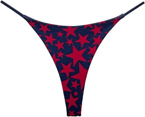 Vista 21 de Tanga de encaje sin costuras para mujer, ropa interior de cintura alta con tiras en G Serie 010-leopardo