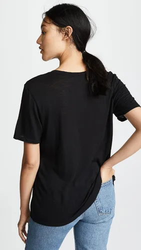 Vista 3 de Splendid Camiseta de manga corta con cuello en V para mujer
