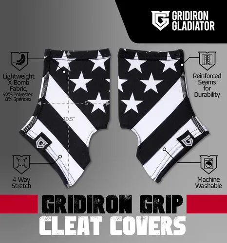Vista 3 de GridIron Gladiator - Fundas de tacos, calcetines para tacos de fútbol americano, polainas para tacos de fútbol, béisbol y sóftbol