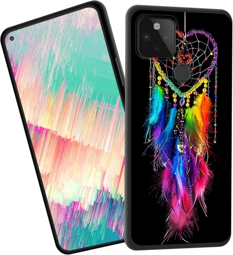 Vista 45 de Funda delgada para Google Pixel 4 XL, funda delgada de silicona de TPU suave a prueba de golpes para Google Pixel 4 XL, cruz negra