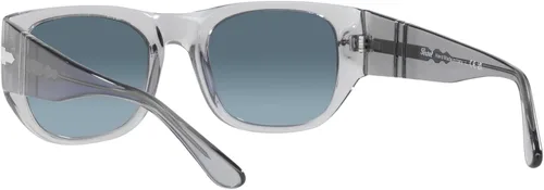 Vista 6 de Persol PO3308S - Gafas de sol rectangulares, Gris transparenteAzul degradado Azure