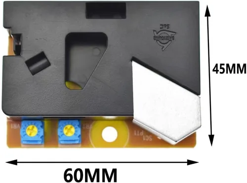 Vista 4 de DSM501A Módulo de sensor de polvo PM2.5 Detección Dector de partículas de humo alérgico Módulo sensor para Arduino para aire acondicionado