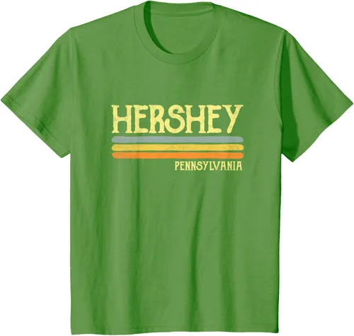 Vista 54 de Camiseta vintage de regalo de recuerdo de Hershey Pennsylvania PA, Negro, S