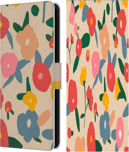 Vista 139 de Head Case Designs Officially Licensed Ninola Ditsy Flowers Yellow Nature Bold Leather Wallet Case Compatible with Samsung Galaxy A07 4G