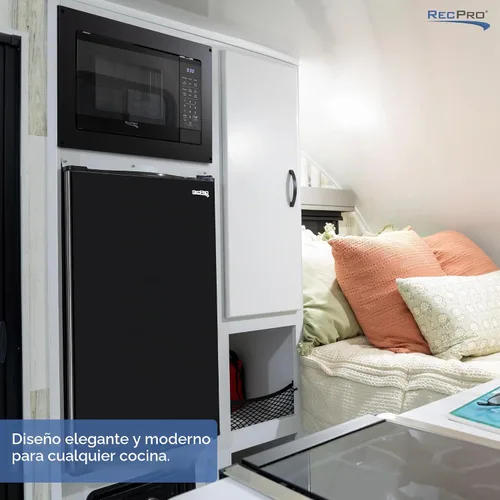 Vista 5 de RecPro RV Air Fry - Microondas de 1.0 pies cúbicos, 900 W, color negro