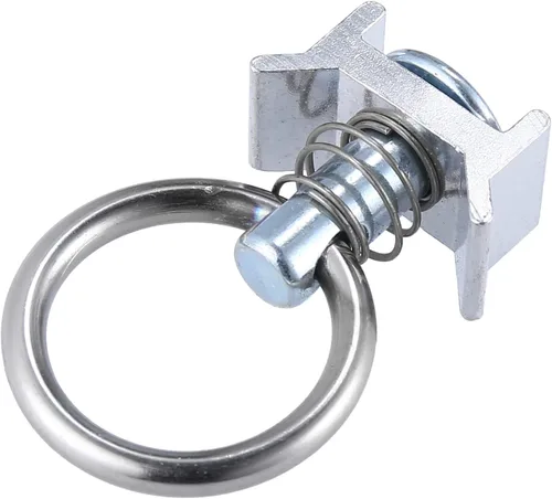 Vista 5 de X AUTOHAUX Solo perno prisionero L Track con anillo redondo para remolques Pickups Camiones 8pcs