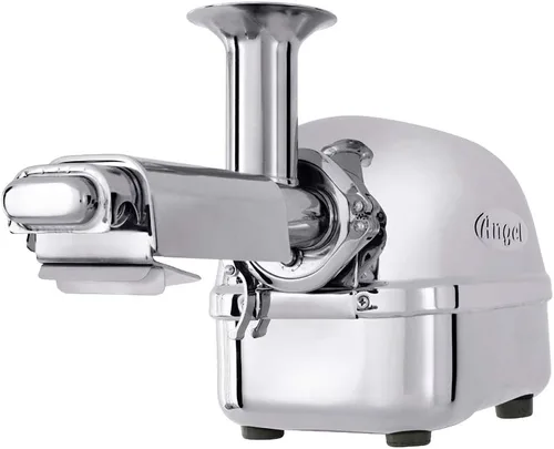 Vista 2 de AG-7500 Máquina de exprimir lento de prensa en frío de acero inoxidable, grado alimenticio SUS-304, función de inversión automática antiatascos