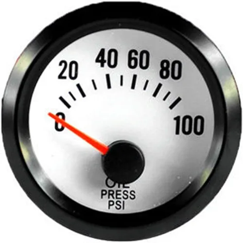 Vista 8 de ESUPPORT Vehículo de coche 2 "2.047 in Turbo Boost Gauge Meter Kit Psi Pointer Luz LED azul 12V universal para el barco automotriz auto del camión