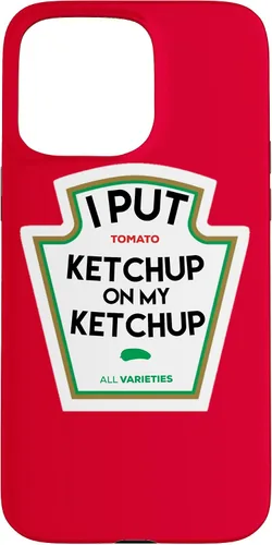 Vista 31 de I Put Ketchup on My Funny - Funda de regalo a base de tomate para iPhone 17